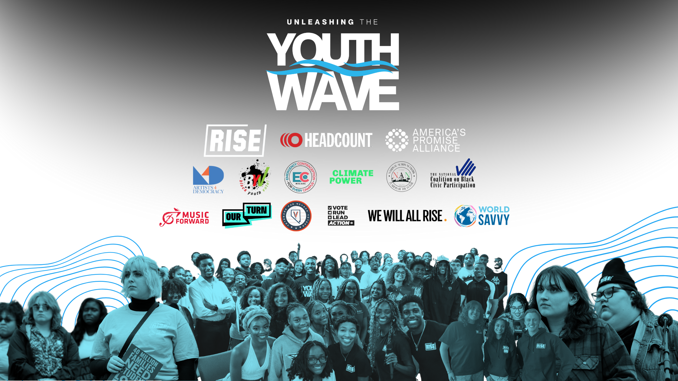 Unleashing the Youth Wave: Rise, in Partnership with Headcount and America’s Promise Alliance, Launches Multi-Org Campaign to Mobilize Millions of Young Voters